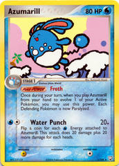 Azumarill 1/109 Non-Holo Promo - James Theme Deck